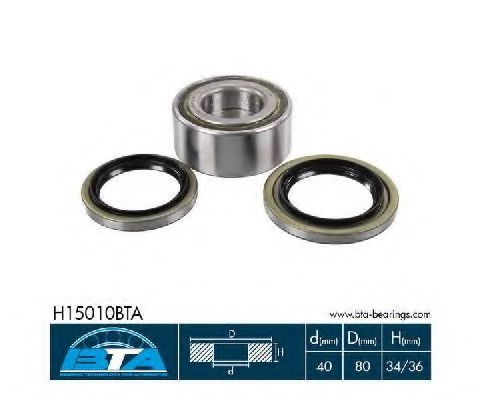 комплект колесен лагер H15010BTA