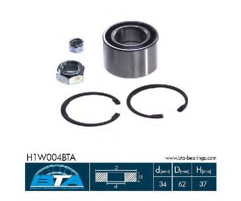 комплект колесен лагер H1W004BTA