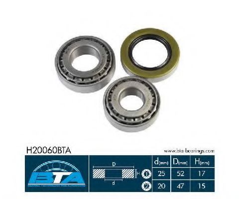 комплект колесен лагер H20060BTA