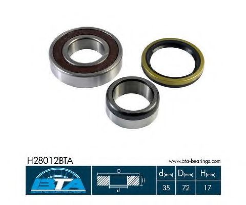 комплект колесен лагер H28012BTA