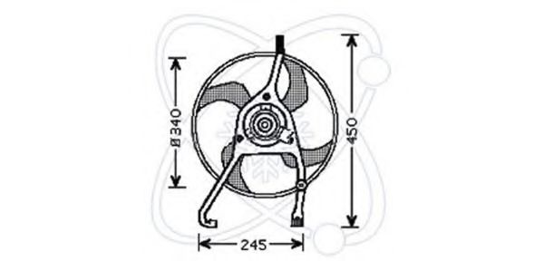 вентилатор, охлаждане на двигателя