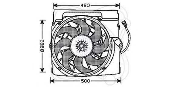 вентилатор, охлаждане на двигателя