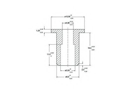 нит, феродо за барабанни накладки 8162080002