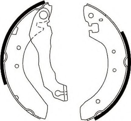 комплект спирачна челюст 361315J