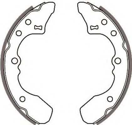 комплект спирачна челюст 361394J
