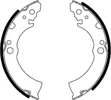 комплект спирачна челюст 361402J