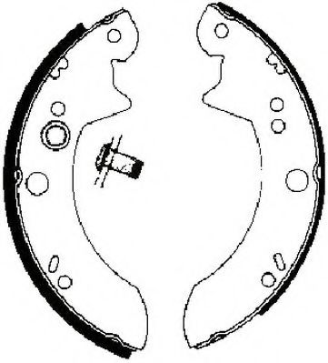 комплект спирачна челюст 361421J