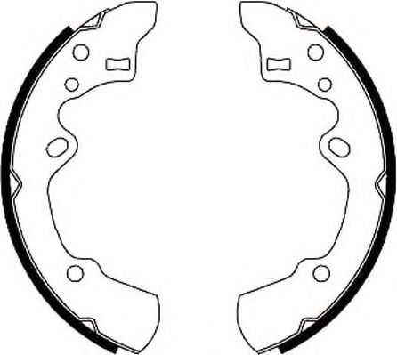 комплект спирачна челюст 361436J