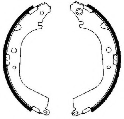 комплект спирачна челюст