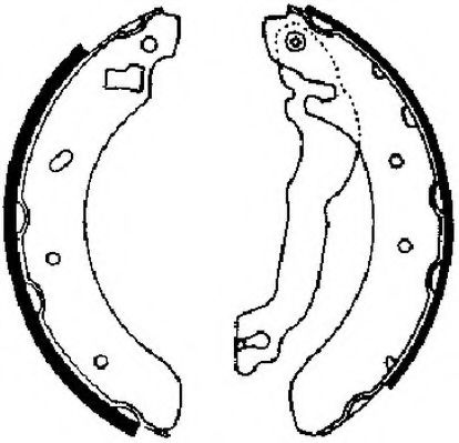 комплект спирачна челюст 361557J