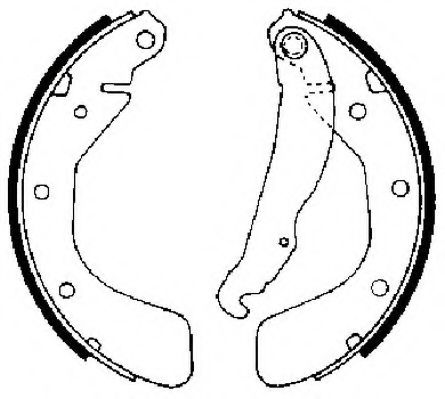 комплект спирачна челюст