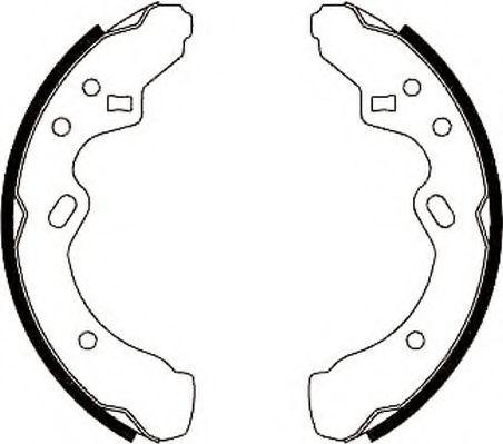 комплект спирачна челюст 362010J