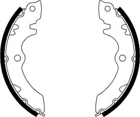 комплект спирачна челюст 362216J