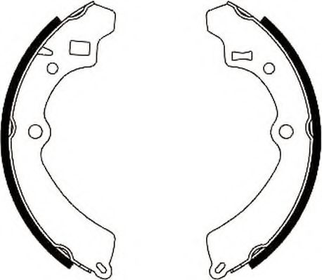 комплект спирачна челюст 362219J