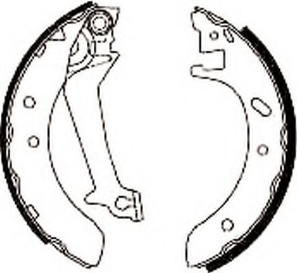 комплект спирачна челюст 362287J