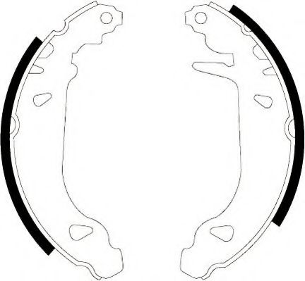 комплект спирачна челюст