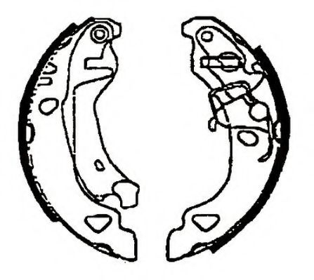 комплект спирачна челюст 362312J