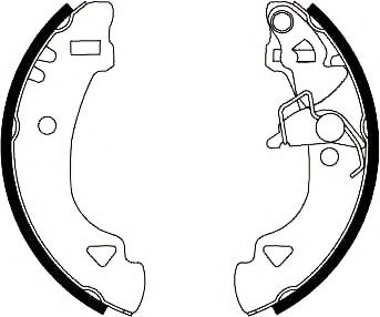 комплект спирачна челюст 362313J
