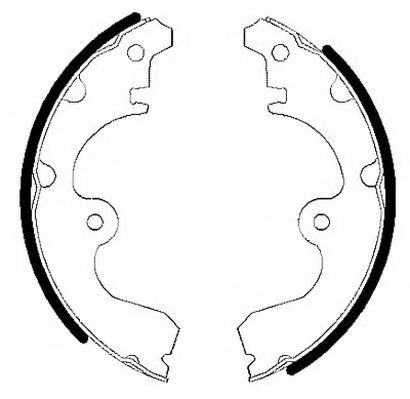 комплект спирачна челюст