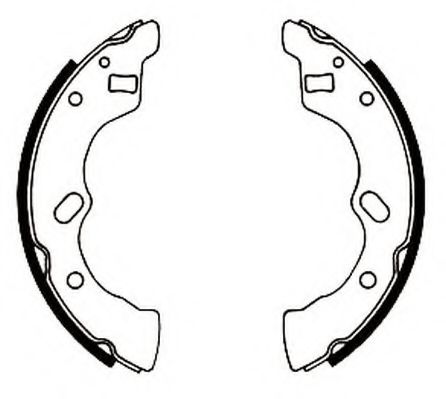 комплект спирачна челюст 362356J