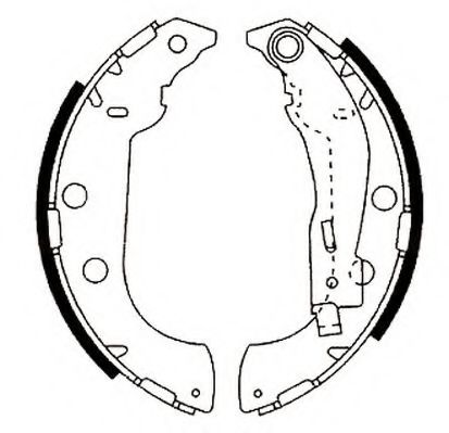 комплект спирачна челюст 362359J