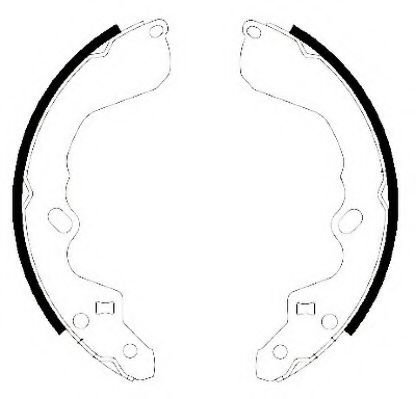 комплект спирачна челюст 362462J