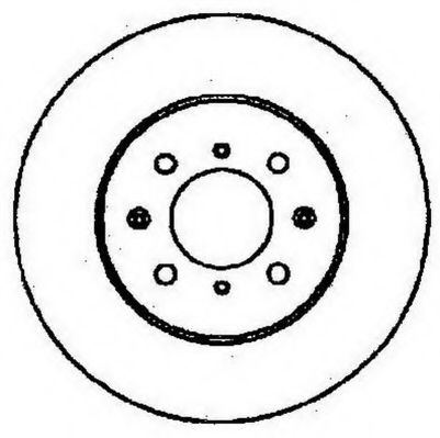 спирачен диск 561495J