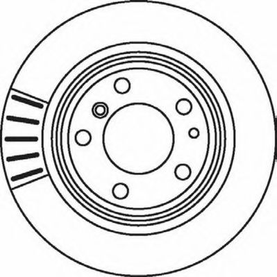 спирачен диск 562008J