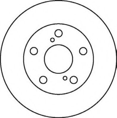 спирачен диск 562076J