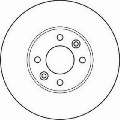 спирачен диск 562233J