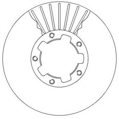 спирачен диск 562247J