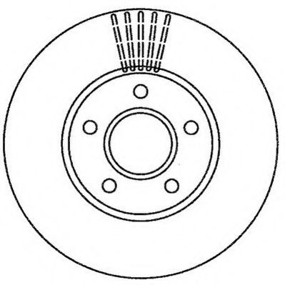 спирачен диск 562251J