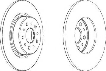 спирачен диск 562275JC