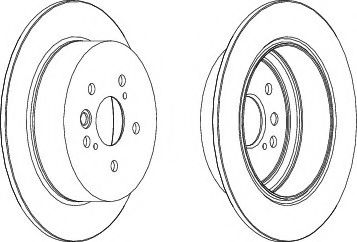 спирачен диск 562288J