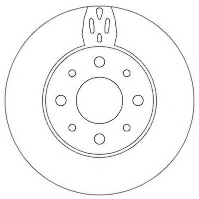 спирачен диск 562296JC