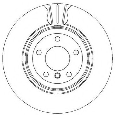 спирачен диск 562334JC