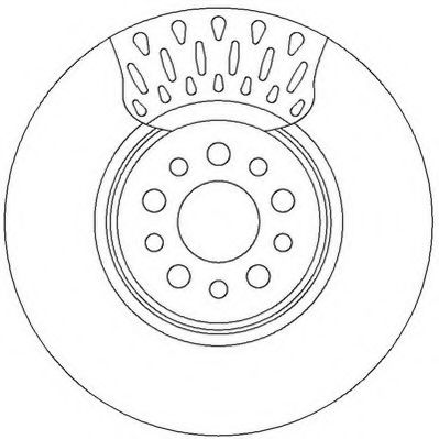 спирачен диск 562394J