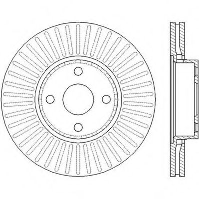 спирачен диск 562436J