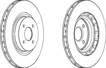 спирачен диск 562538JC