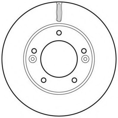 спирачен диск 562772JC
