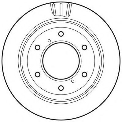спирачен диск 562777JC