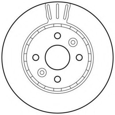 спирачен диск 562787JC