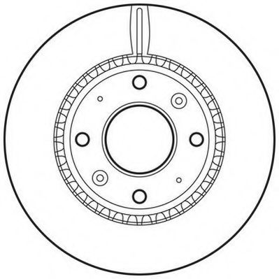 спирачен диск 562794JC