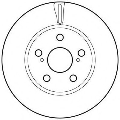 спирачен диск 562797JC