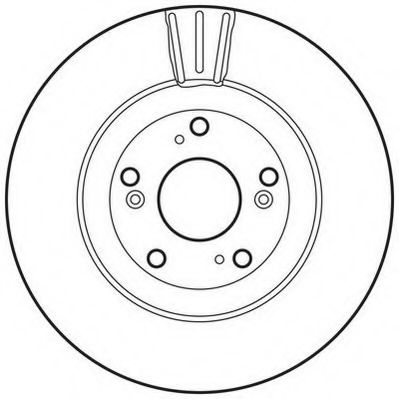 спирачен диск 562807JC