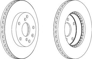 спирачен диск 562907JC