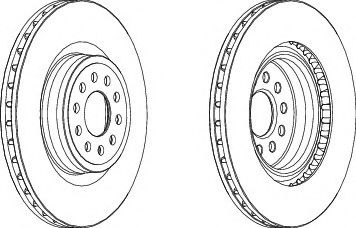 спирачен диск 562908JC