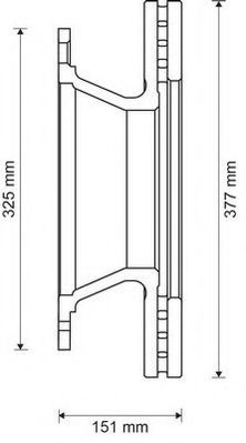 спирачен диск 569170J