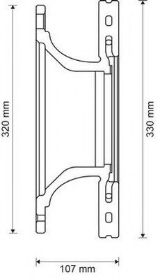 спирачен диск 569172J