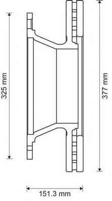 спирачен диск 569175J